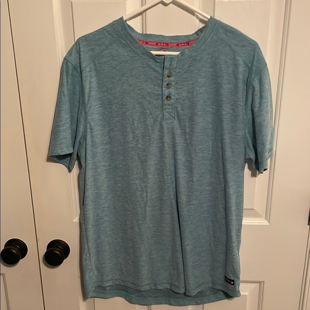 Blue Short Sleeve Tee Relaxed Fit